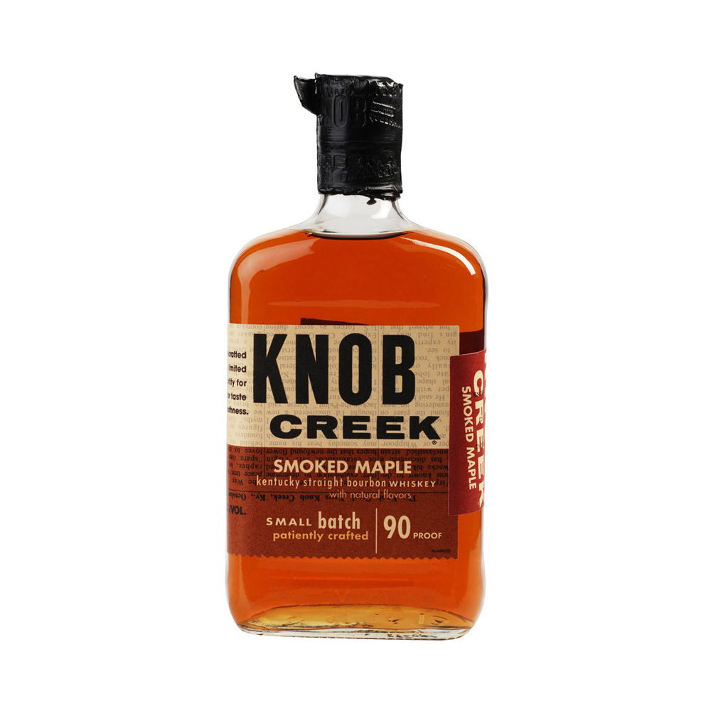 KNOB CREEK SMOKED MAPLE KENTUCKY STRAIGHT BOURBON WHISKEY SMALL BATCH